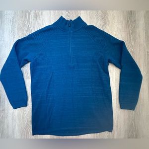 UnderArmour|Teal‎ Quarterzip Sweater|NWOT|SZ L